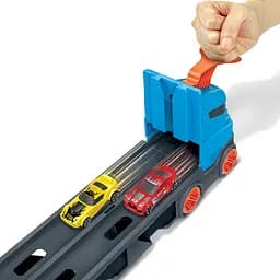 Уцінка. Грузовик-транспортер Hot Wheels Суперперегони(GVG37)  - мініатюра 7
