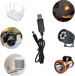 Кабель живлення для роутера/модему USB-A - DC [5V/9V/12V] 5.5x2.1 мм [77242] - мініатюра 5