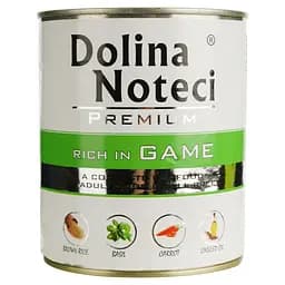 Вологий корм для собак Dolina Noteci Premium з дичиною 800 г - мініатюра 2