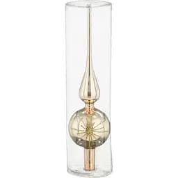 Ялинкова верхівка Mica Decorations скляна 31 см золотиста дзеркальна (1179380)