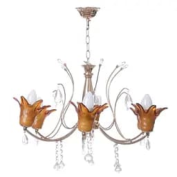 Люстра підвісна Brille флористика E14 60W G (LK-055S/6)