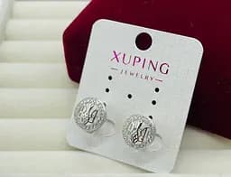 Сережки жіночі Xuping герб України сережки для вух гіпоалергенні з медичної сталі біжутерія