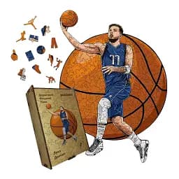 Дерев'яний фігурний пазл Лука Дончіч, А1, Картонна коробка 500+ елементів