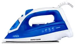 Прасувальна праска ROTEX RIC20-S Super Glide Антипригарне покриття 1600Вт Вертикальне відпарювання Синій/Білий - мініатюра 6