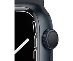 Смарт-годинник Apple Watch Series 7 GPS 41mm Midnight Aluminum Case with With Midnight Sport Band [MKMX3] Б/В [166234] - мініатюра 3