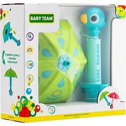 Іграшка для ванни Baby Team Парасолька (9032_зелена) - мініатюра 5