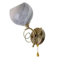 Бра Brille LK-682W/1 E27 AB настенное накладное классическое