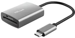 Кардридер Dalyx USB-С > SD/microSD Алюминий 0.08м Серый Trust teh0013748