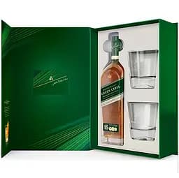 Віскі Johnnie Walker Green label, 43%, 0,7 л + 2 келихи - мініатюра 2