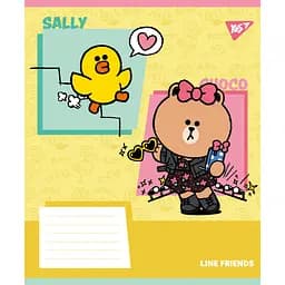 Набір зошитів Yes Line Friends Funny A5 в лінію 12 аркушів 25 шт. (767639) - мініатюра 2