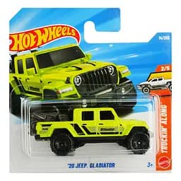Базовая машинка Hot Wheels Truckin Along 20 Jeep Gladiator салатовая (5785) JJH91-N521