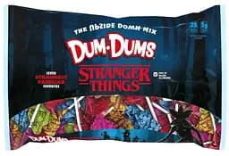 Льодяники Dum-Dums Halloween Stranger Things Upside Down Mixed Lollipops 44 шт 289 г