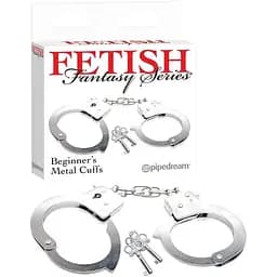 Наручники Pipedream Fetish Fantasy Beginner Metal Cuffs серебристый
