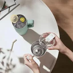Термокружка  Mijia Sippy cup зелена - мініатюра 3
