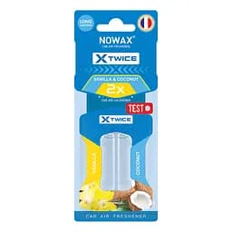 Ароматизатор Nowax X Twice - Vanila & Coconut с двойной капсулой (NX00157)