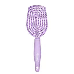 Щітка для волосся масажна продувна Salon Professional з нейлоновою щетиною 98290 SL, Purp Пурпурна