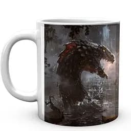 Кружка GeekLand The Witcher Ведьмак Цири TW 002.027 330 мл белая