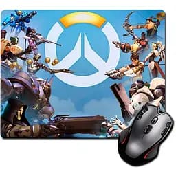 Ігрова поверхня Nextprint Лого Овервотч Logo Overwatch 300 х 250 мм (822555)