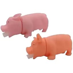 Игрушка для собак Aidog Резиновая свинка со звуком 20 см в ассортименте