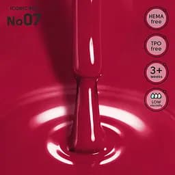 Гель-лак Shelly 07 Iconic Red 12 мл - мініатюра 2