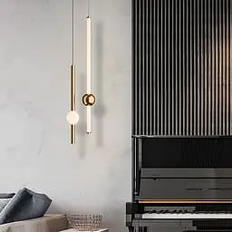 Led світильник Tube&Ball із латунною кулькою у двох формах Line.F Сторона Горизонтальна - мініатюра 9