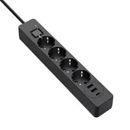 Мережевий фільтр живлення ColorWay (CW-CHE435PDB), 4 розетки/3USB 5M (CW-CHE435PDB) - мініатюра 3