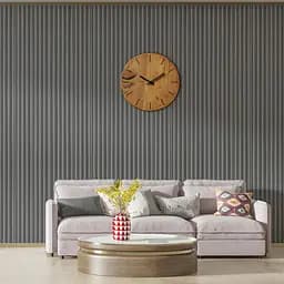 Рейка декоративна Wall Sticker WPC стінова 3000х160х23 мм Олов'яний SW-00001530 - мініатюра 7