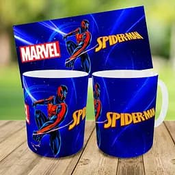 Набір дитячий Людина Павук «Spider-Man» рюкзак 36х27см сумка-бананка, кружка з принтом для хлопчика (01620) - мініатюра 9