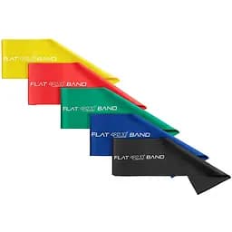 Стрічка-еспандер 4Fizjo Flat Band для спорту та реабілітації 200 х 15 cм 1-15 кг 5 шт. 4FJ1127 (P-5907222931127)