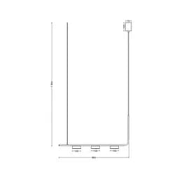 Підвіс SV0056-3 BK+GD 4000К - мініатюра 2