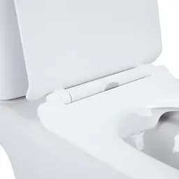 Унітаз-компакт Qtap Presto безобідковий з сідінням Soft-close QT24221217AW, Білий - мініатюра 3