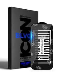 Захисне скло на екран для Apple iPhone 17 Air, Space Black Icon, 2.5D загартоване скло на весь екран, глянцеве, плоске, з чорною рамкою, олеофобне, 9H, клейовий шар по всій поверхні, з сіткою для захисту динаміка, ArmorStandart (ARM86397)