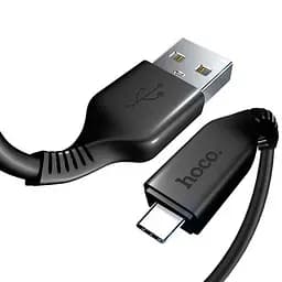 USB Cable Hoco X20 Flash Charged Type-C Black 1m - мініатюра 3