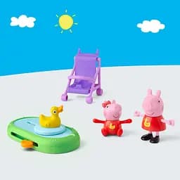 Ігровий набір PEPPA FIGURINES серії "Моменти з Пеппою" – СЕСТРИЧКИ НА ПРОГУЛЯНЦІ Peppa Pig G0528 - мініатюра 6