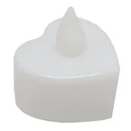 Декоративная свеча "Сердце" Bambi CX-19 LED, 3см Белый