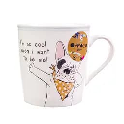 Чашка Offtop, 250 мл, Funny Dogs, білий (861535)