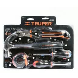 Набор инструментов для дома Truper 6 элементов (JGO-CAS6X)