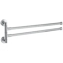 Тримач для рушника Zerix LR112 LL1486 з 2 поворотними планками Хром