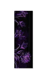 Вінілова наклейка на двері Неонова розпис ПВХ з ламінацією абстракція чорний 60х180 см Happy Pocket Z185006 - мініатюра 2