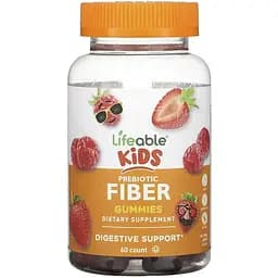 Пребіотик Lifeable Kids Prebiotic Fiber 60 жувальних цукерок