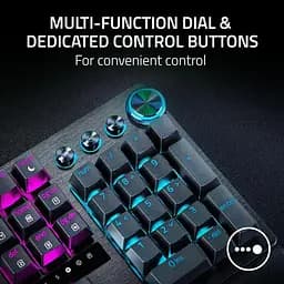 Клавіатура Razer Huntsman V3 Pro RGB 104key Analog Optical Switches GEN-2 ENG/UKR Black (RZ03-04970100-R3M1) - мініатюра 8