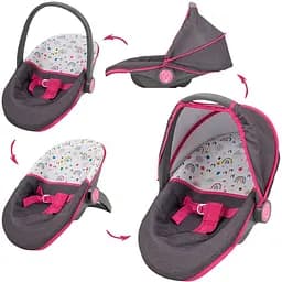 Люлька-переноска для куклы, 45x28 см, высота 11/29 см, T781021