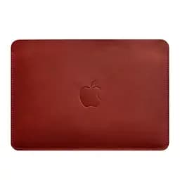 Чохол із натуральної шкіри BlankNote для MacBook 13 дюйм Червоний - мініатюра 4