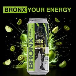 Напій слабоалкогольний енергетичний Bronx ківі яблуко 8% 0.5 л з/б - мініатюра 3