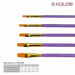 Набір пензлів Kolos 7009 - мініатюра 3