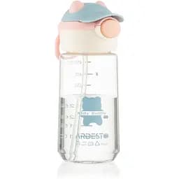 Пляшка для води Ardesto Bear 550 мл рожева (AR2255BB) - мініатюра 6