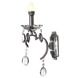 Бра Brille BCL-378W/1 настінне накладне кришталеве свічка класичне E14