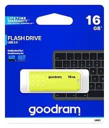 Флеш-накопичувач GoodRam USB 16GB UME2 Yellow (UME2-0160Y0R11) - мініатюра 2