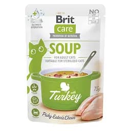 Корм вологий Суп для кішок Brit Care Soup with Turkey з індичкою, 75 г - мініатюра 8