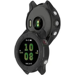 Чохол-бампер DK Силікон Outlines для Garmin Forerunner 255 / 255 Music (016390) (black) - мініатюра 2